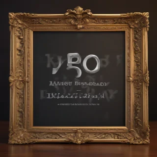 birthday frame