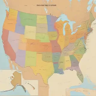 map united states