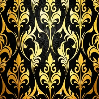 wallpaper black gold