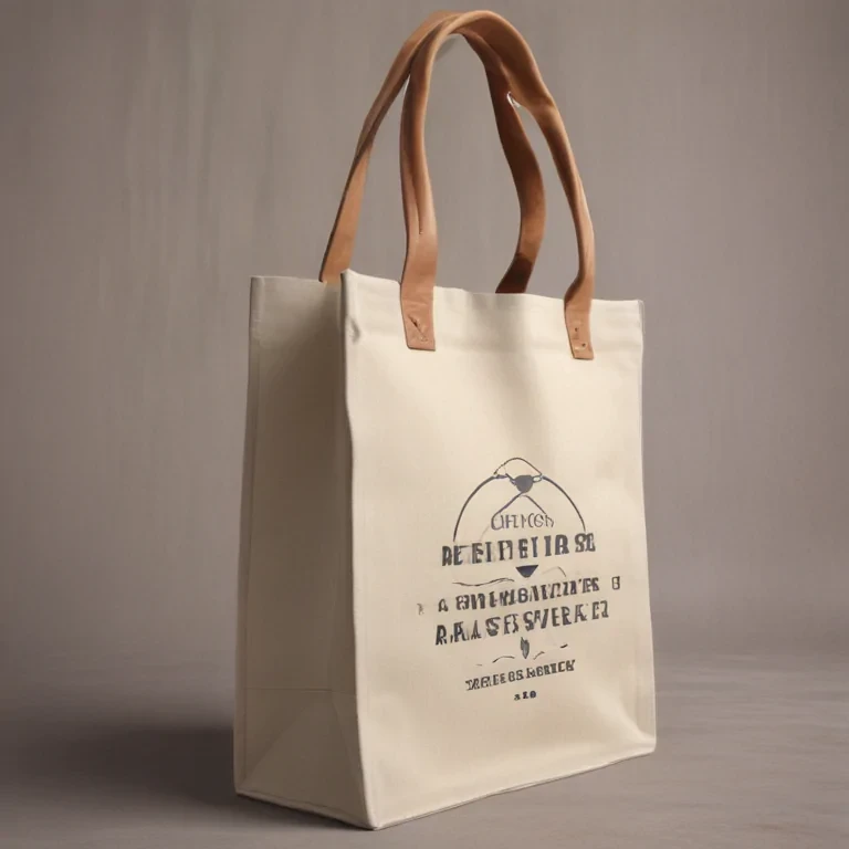 canvas bag mockup