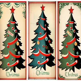 vintage christmas printables free