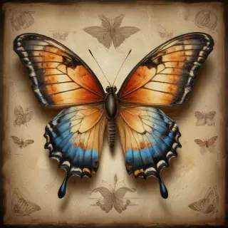 vintage butterfly illustration