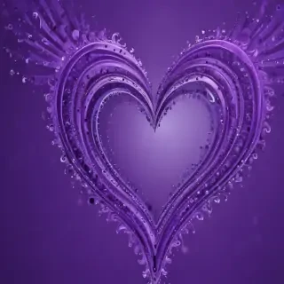purple wallpaper heart
