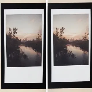 aesthetic polaroid frame
