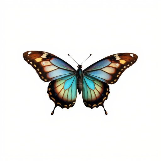 butterfly no background