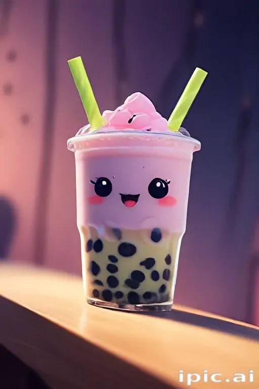 cute boba tea wallpapers