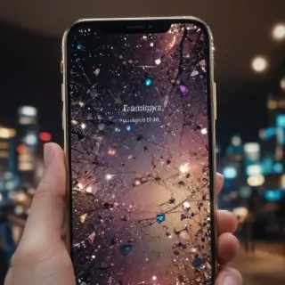 sparkly iphone background