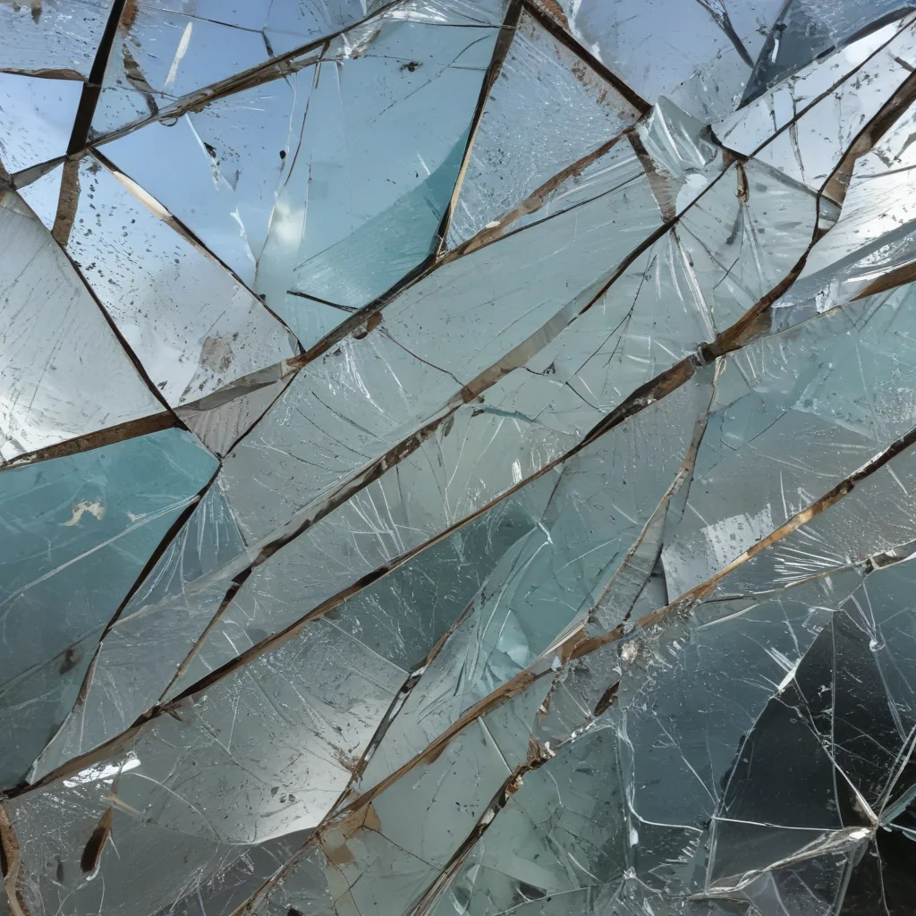 broken glass overlay