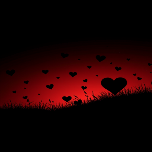black hearts wallpaper