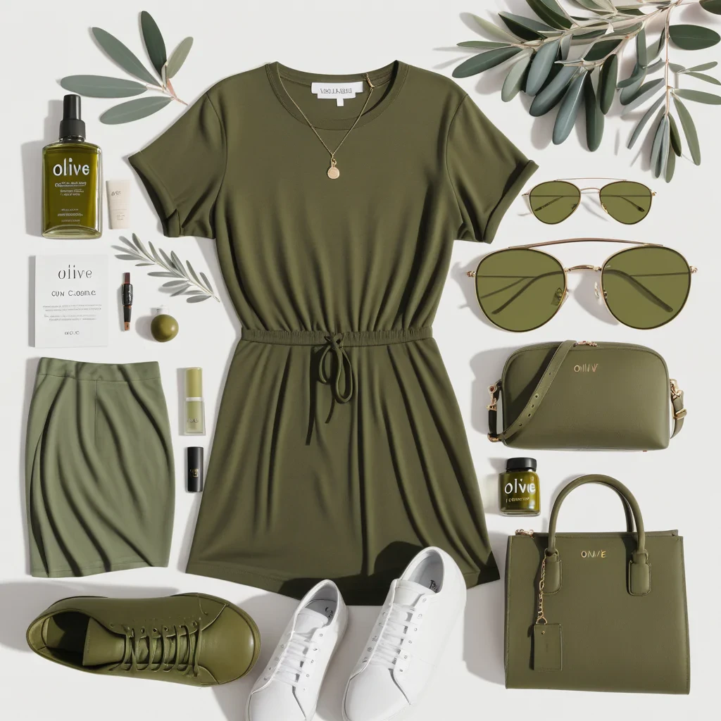aesthetic olive green