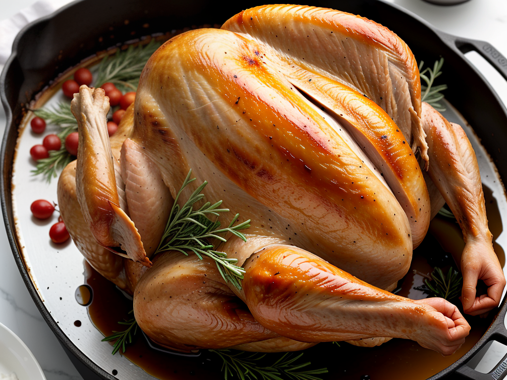 slow roasted turkey at 250 degrees