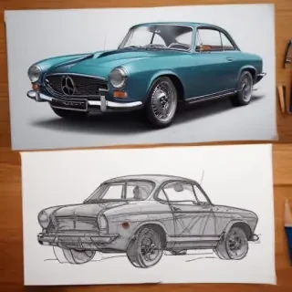 car doodle