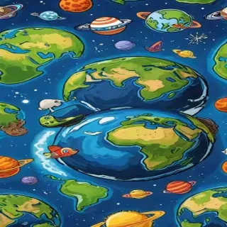 cartoon picture planet earth