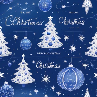 blue christmas