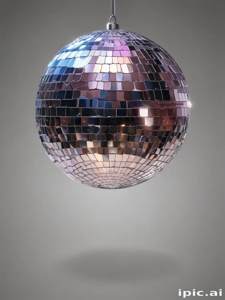 transparent background disco ball png