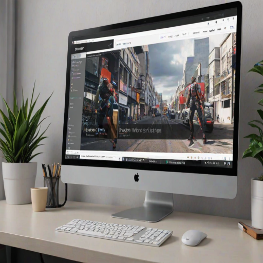 pc screen mockup