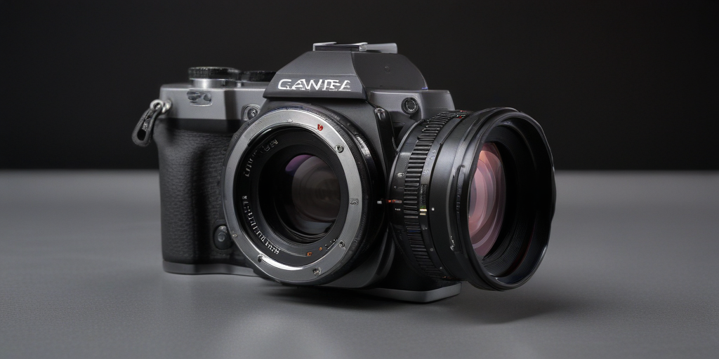 Modern Camera Showcase: Detailed View of a Professional Photography ...