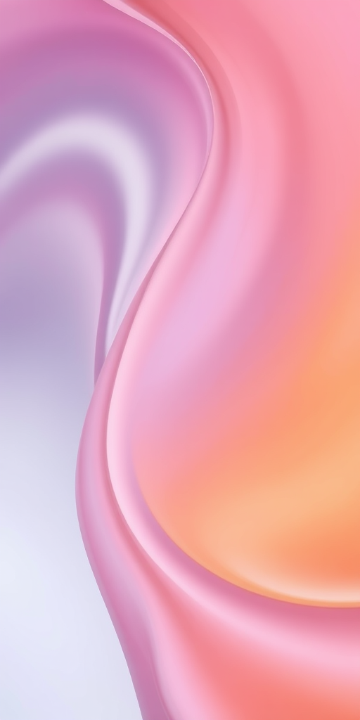 Create an abstract fluid design with soft gradient colors blending from light to rich tones, captured with a Canon EOS R5 at f/2.8, 1/100s, ISO 100, in a macro view to emphasize texture and coloration, using a soft focus style for a dreamy effect.