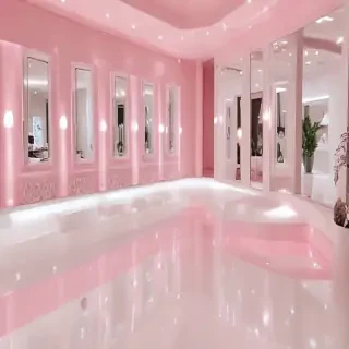 pink and white aesthetic