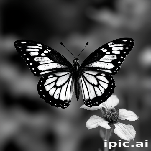black and white butterfly wallpaper