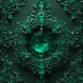 emerald green bg