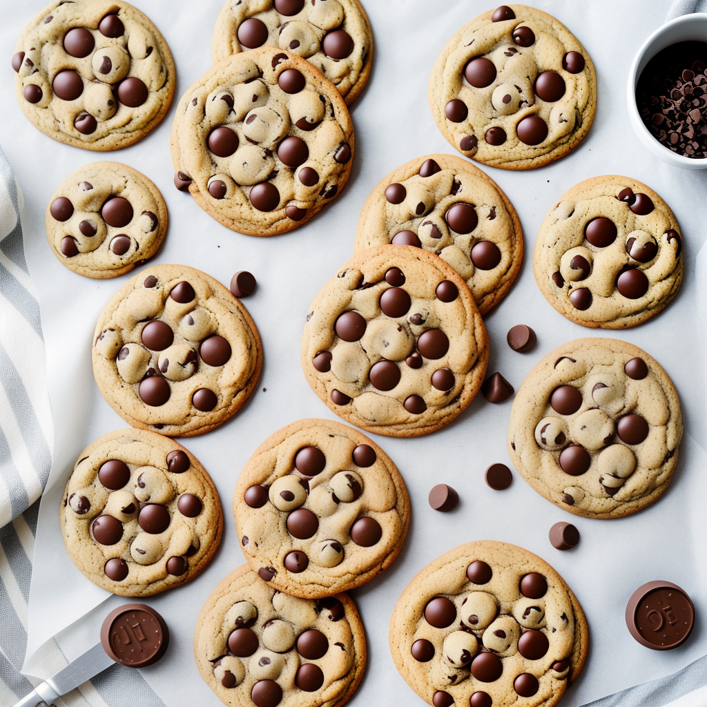 cut out cookies chocolate chip