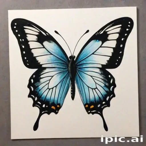 picture of butterfly drawing