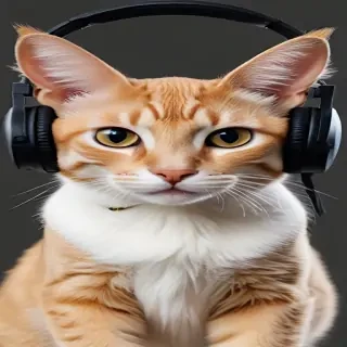 cat headphones png
