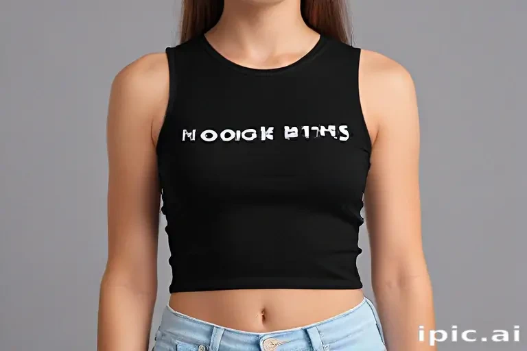 crop top mockup