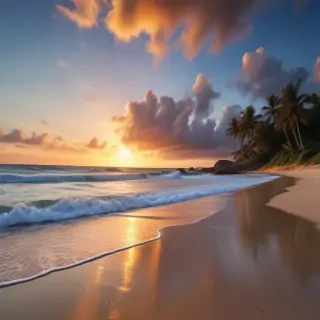 ios beach wallpaper