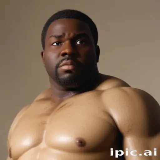 black fat man