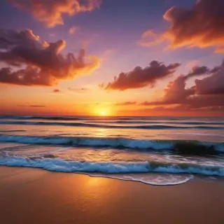 sunset wallpaper beach