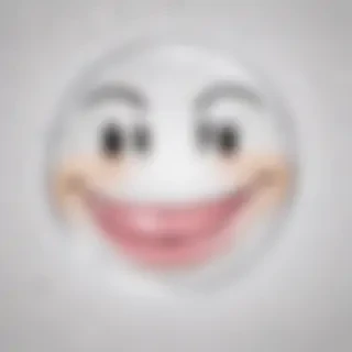 transparent happy face