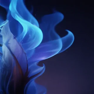 blue flame background