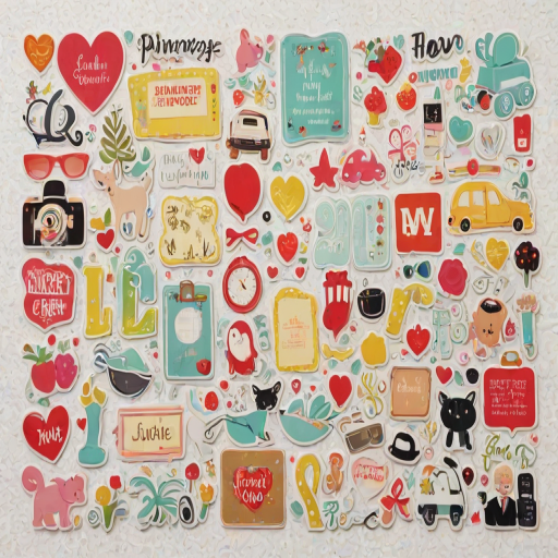 online scrapbook stickers