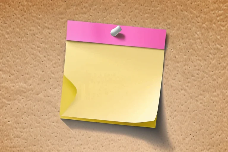 sticky note transparent background