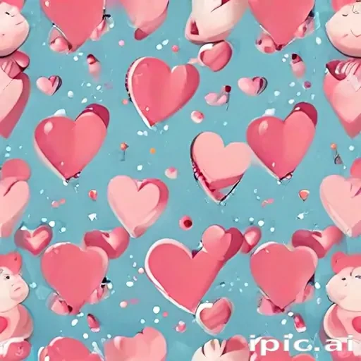 cute heart background