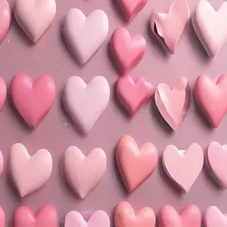 aesthetic hearts wallpaper