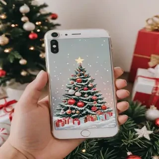 iphone christmas wallpaper aesthetic