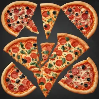 transparent pizza clipart
