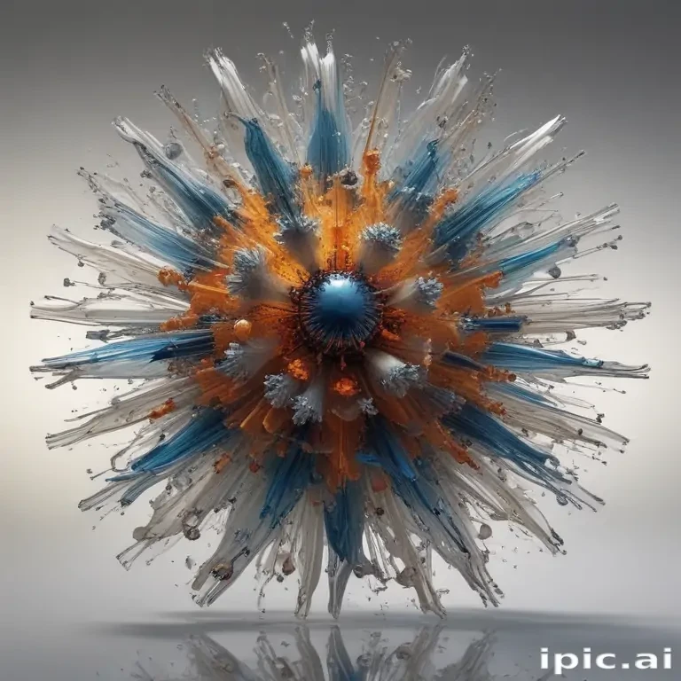 transparent explosion