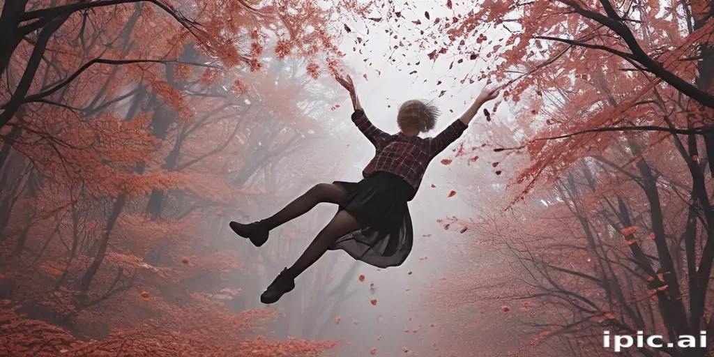 aesthetic falling
