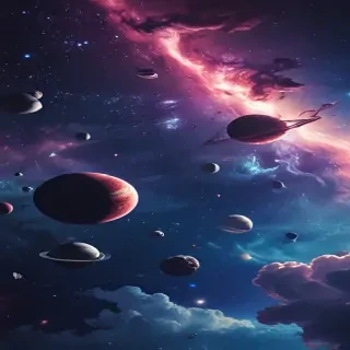 space wallpaper aesthetic