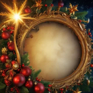 christmas background frame