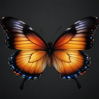 butterfly with no background