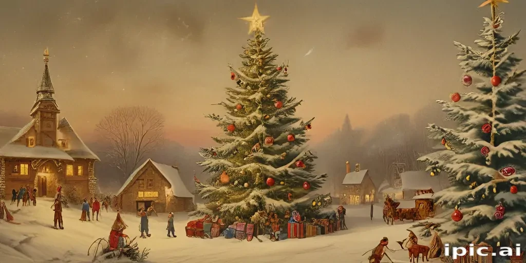 antique christmas images