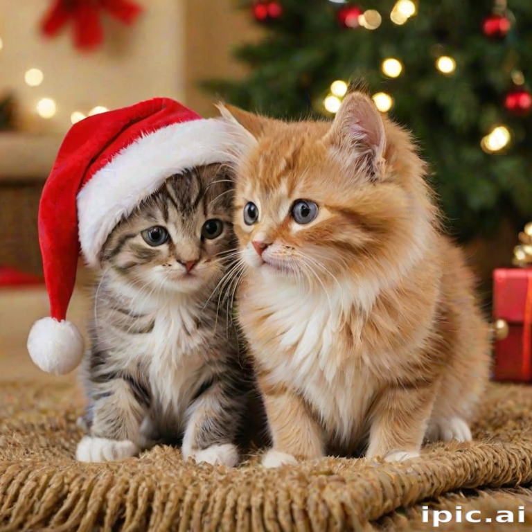 merry christmas cats images