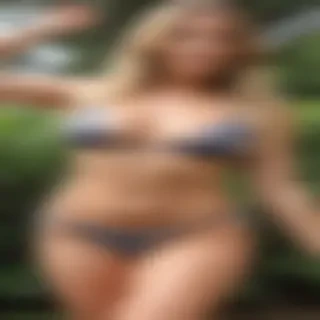 bikini spread eagle