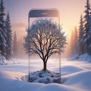 winter iphone wallpaper 4k