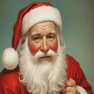 vintage santa image
